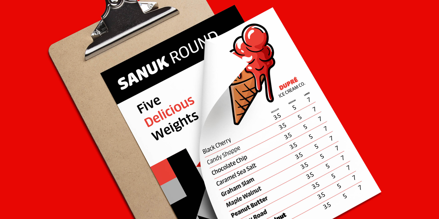 FF Sanuk Round Ultra Italic Font preview